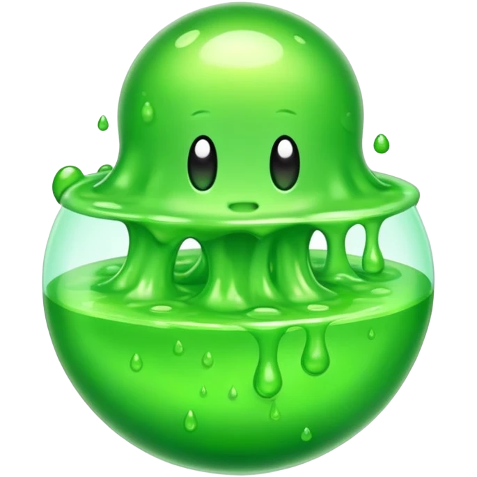 globule of slime emoji