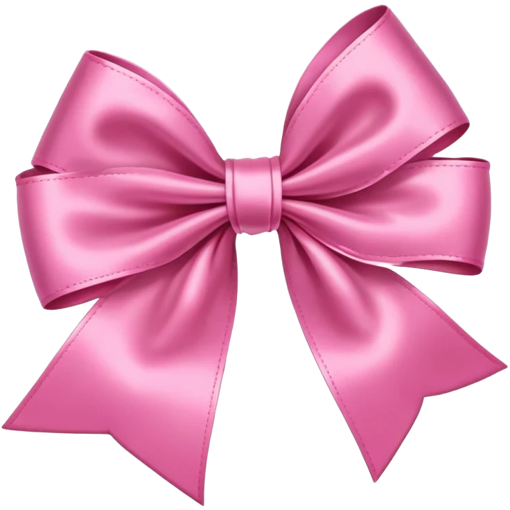 Pink bow emoji
