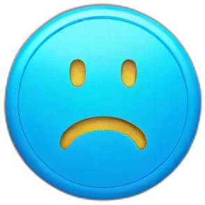 Un badge bleu sur Tik tok emoji