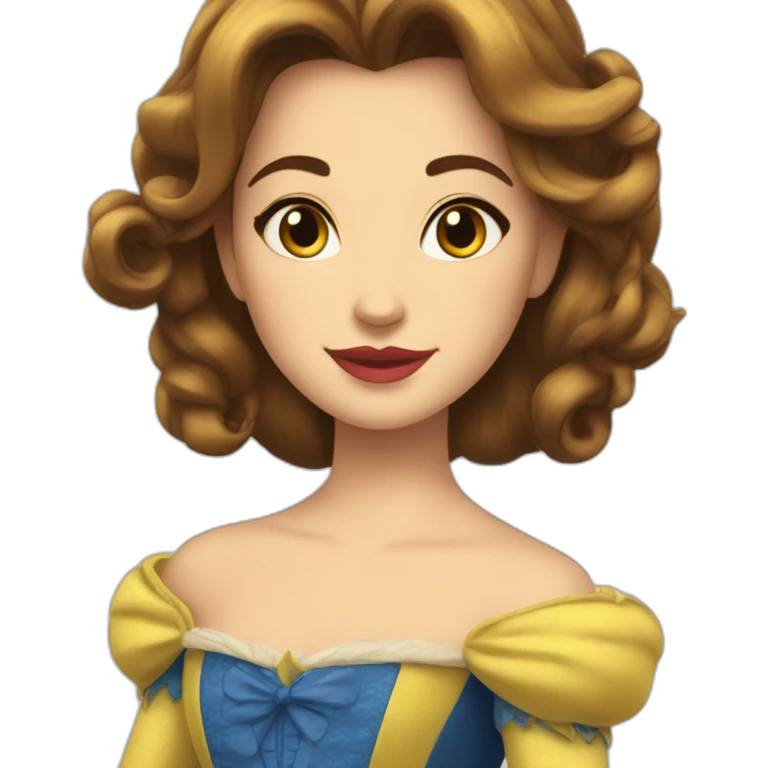 Belle et la bête emoji