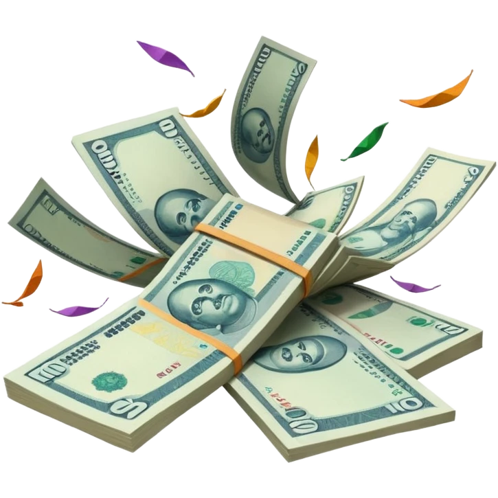 INR MONEY RAIN emoji