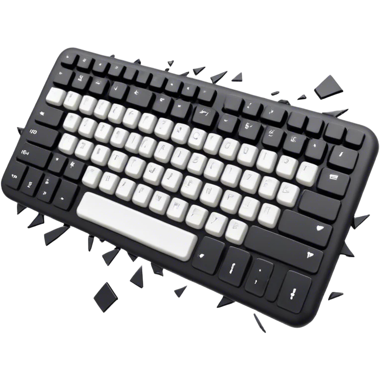 to break a keyboard emoji