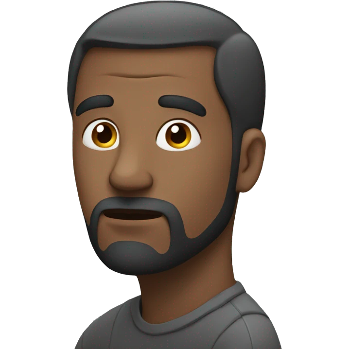 man deep in thought emoji