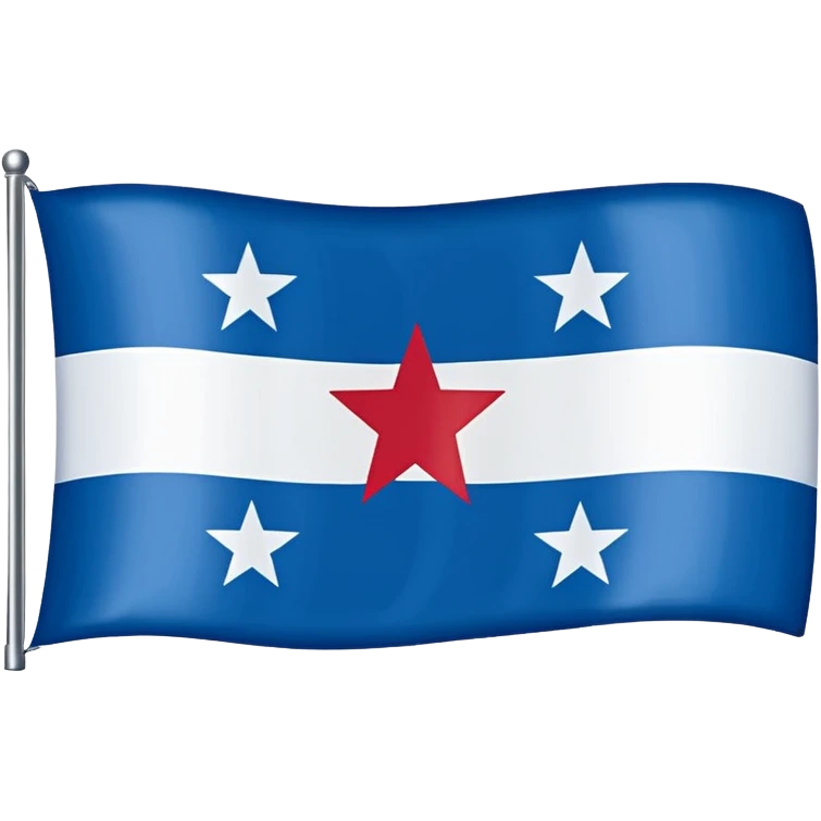 Chicago state flag emoji