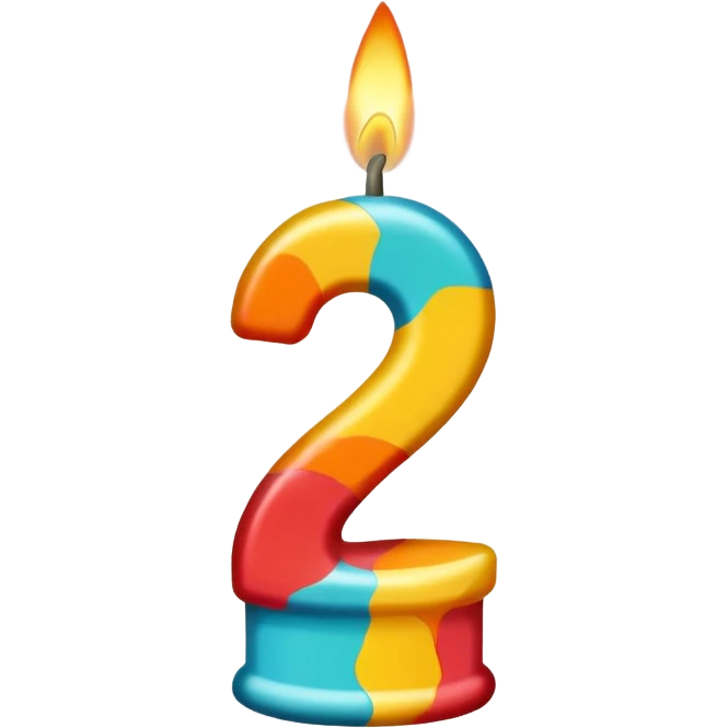 22nd birthday candle emoji