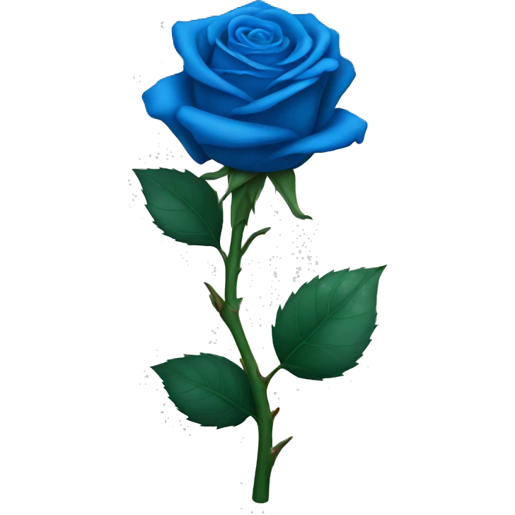 blue rose  emoji