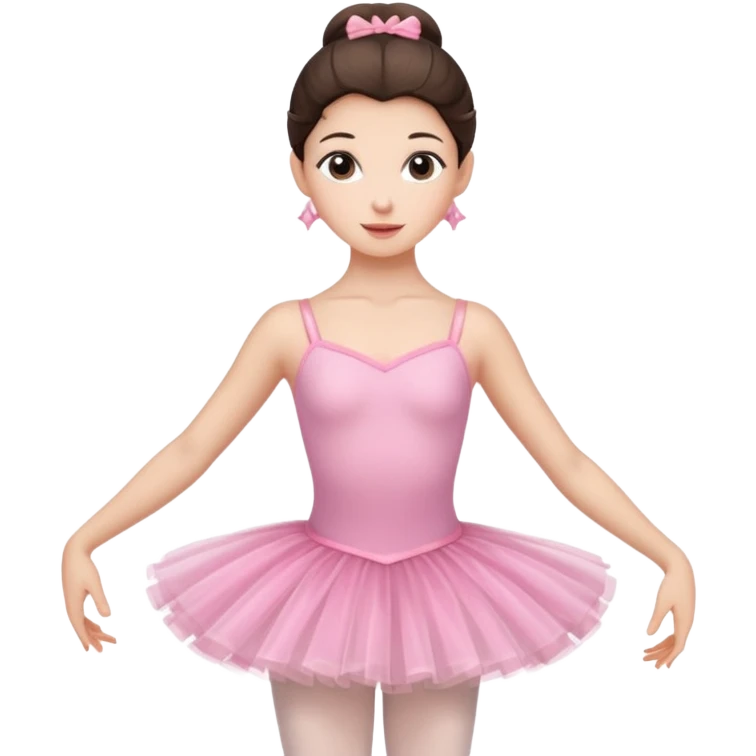 brunette ballerina emoji