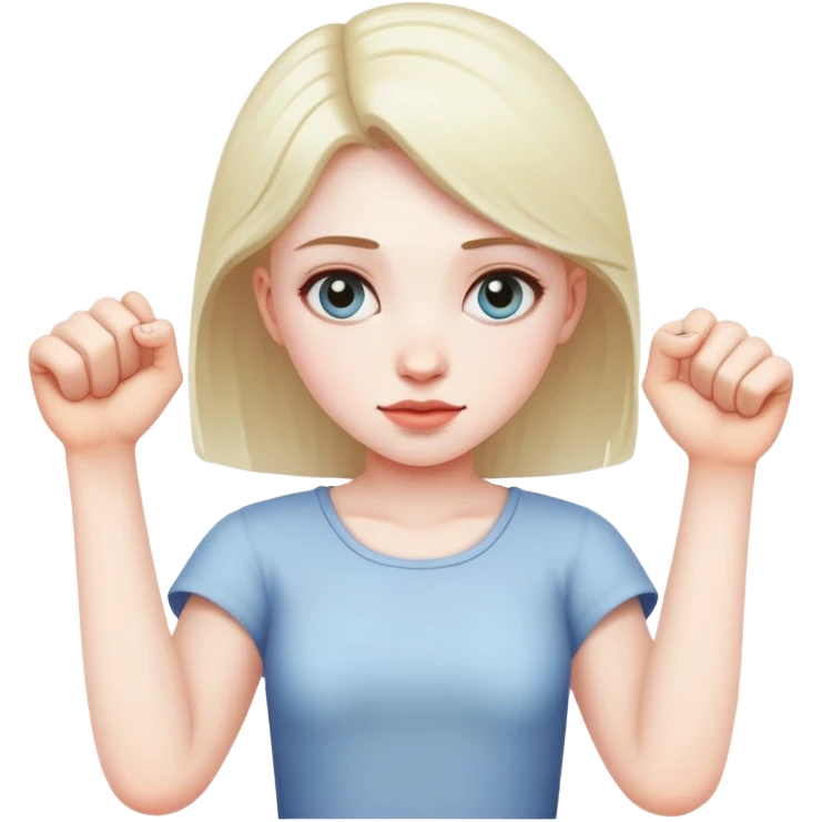 girl elbow  emoji