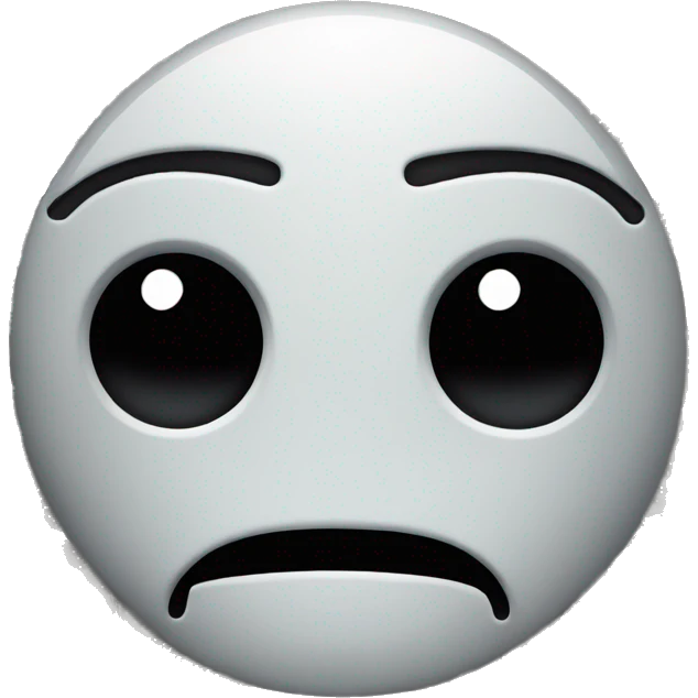 a half of robot face that peeks in the cracks emoji