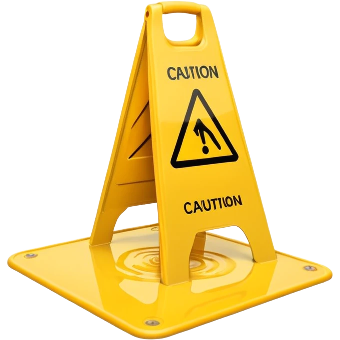 Wet Floor Sign emoji