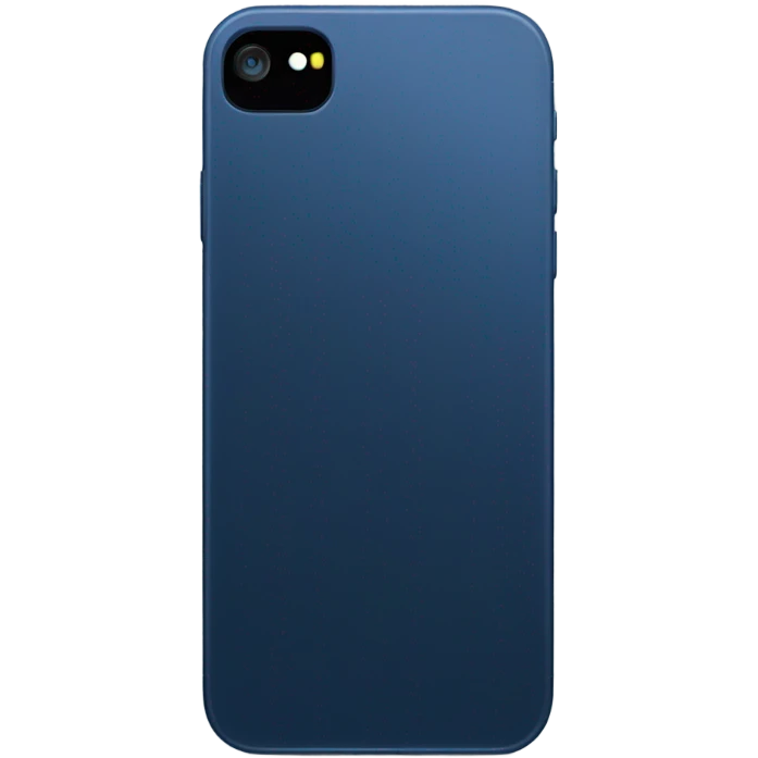 realistic dark blue iphone emoji