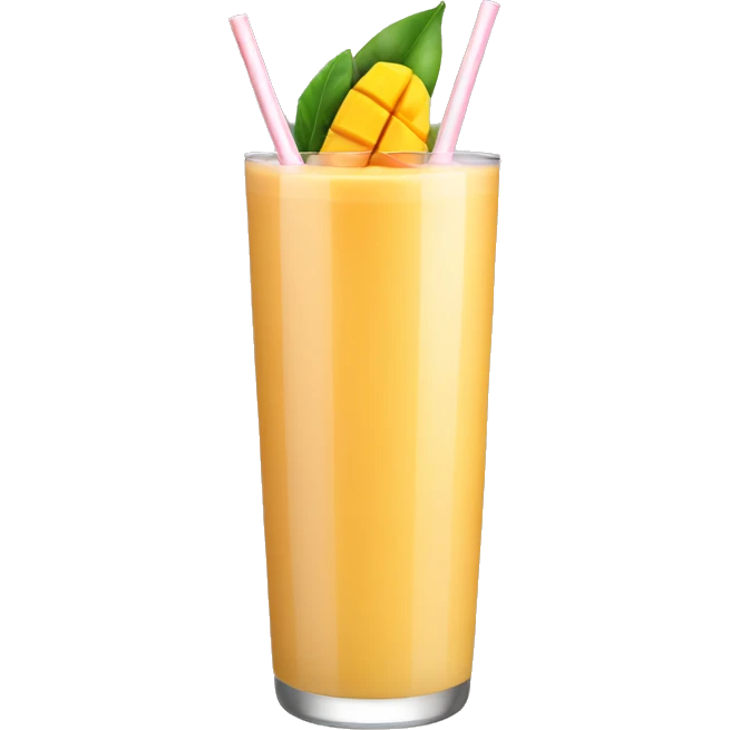 Mango smoothie emoji