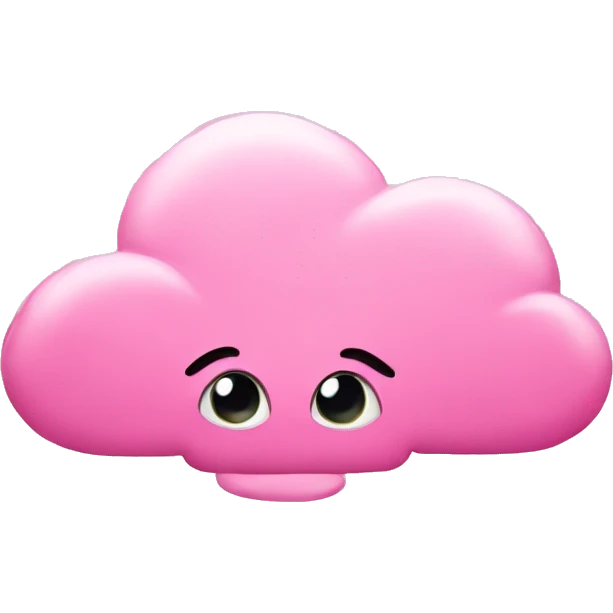 Pink cloud  emoji