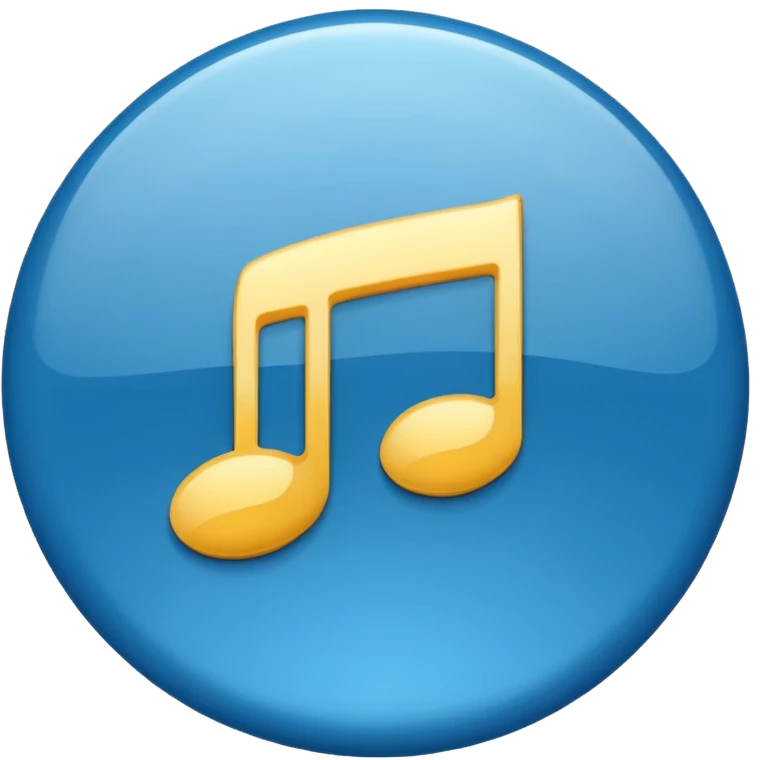 i want to create pack for discord bot music button for emoji color blue emoji