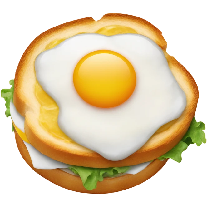 Fried egg sandwich  emoji