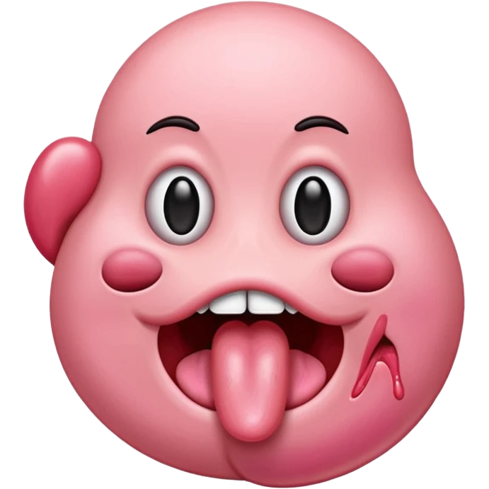 a tongue only (no head, no face, only a tongue) emoji