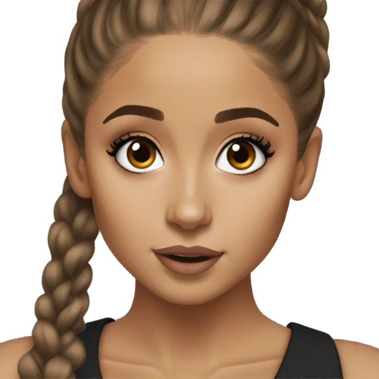 Ariana Grande Realistic photo  emoji