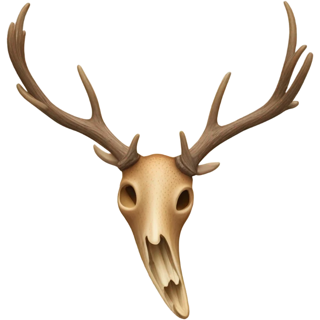Deer antler emoji