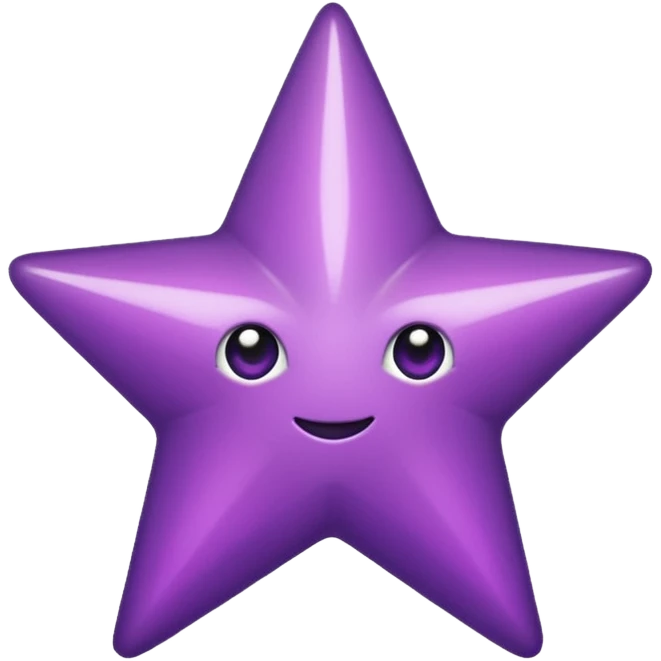 Estrella moradas emoji