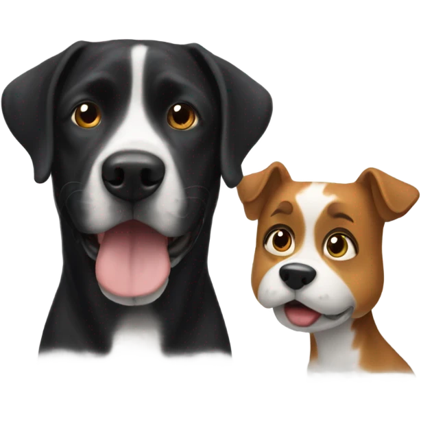 A dog with me emoji