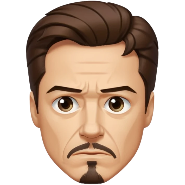 thinking tony stark emoji