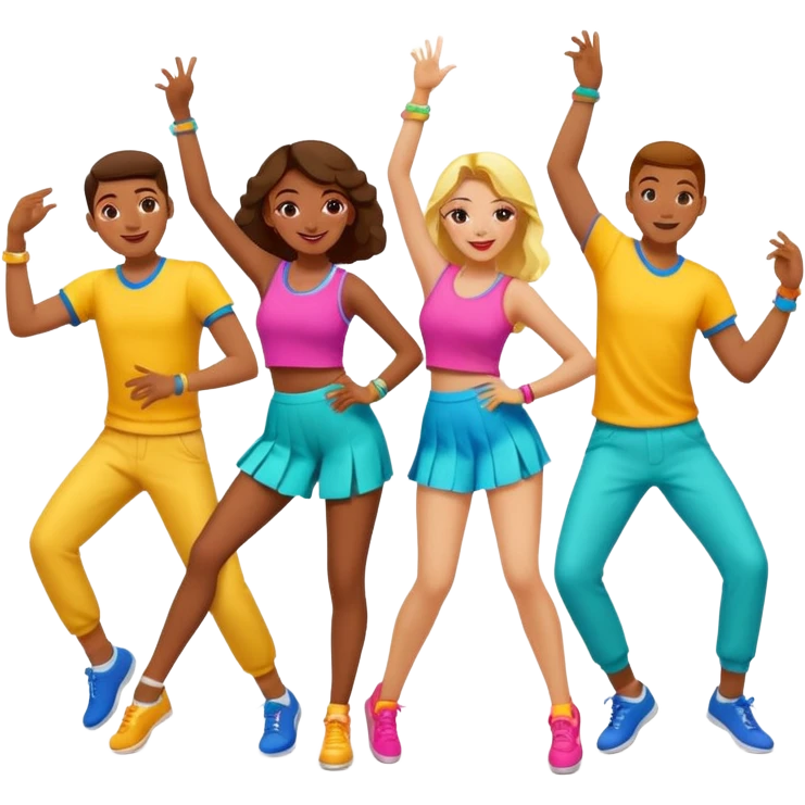 Racaille dansant la trend no batido emoji