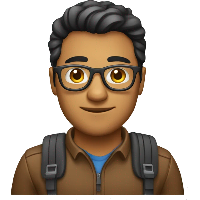 brown software developer from Colombia living in Canada emoji