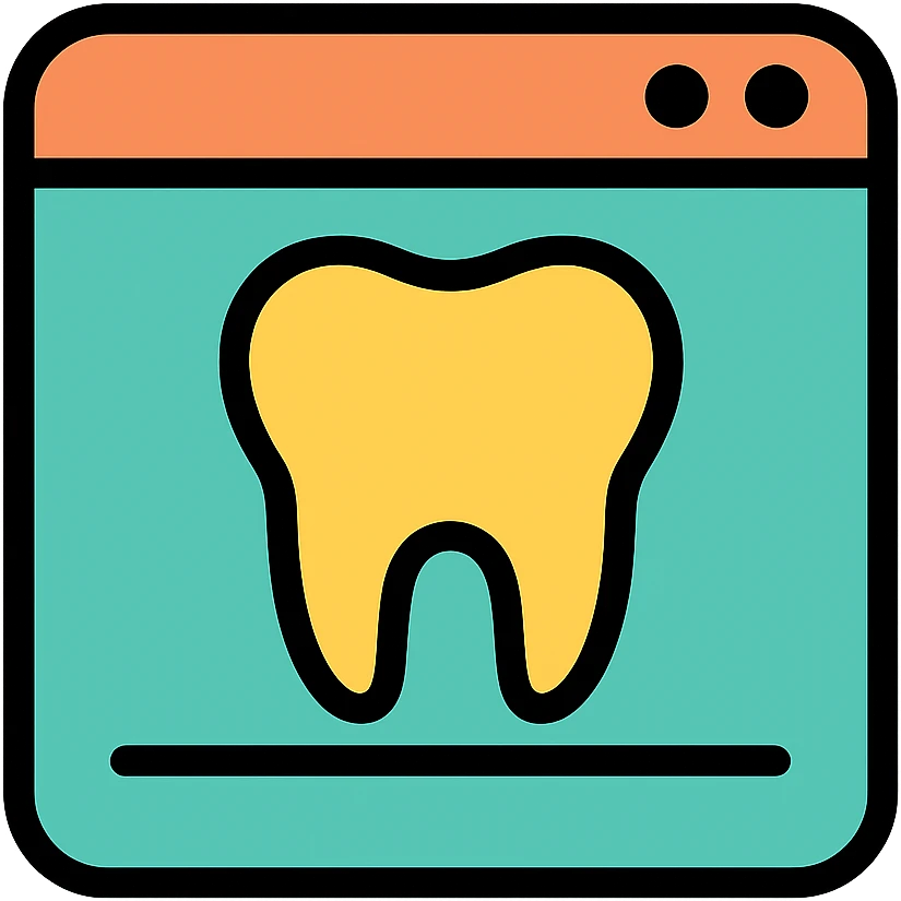 A dental x-ray emoji