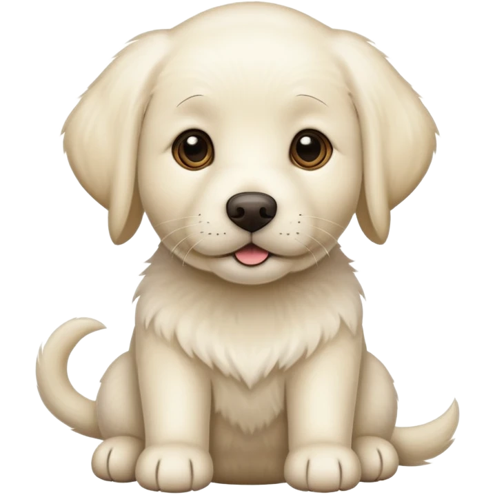 White Labrador emoji