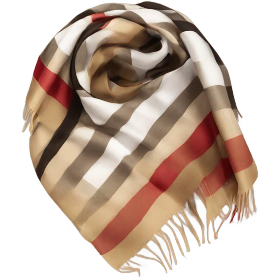 Burberry scarf  emoji