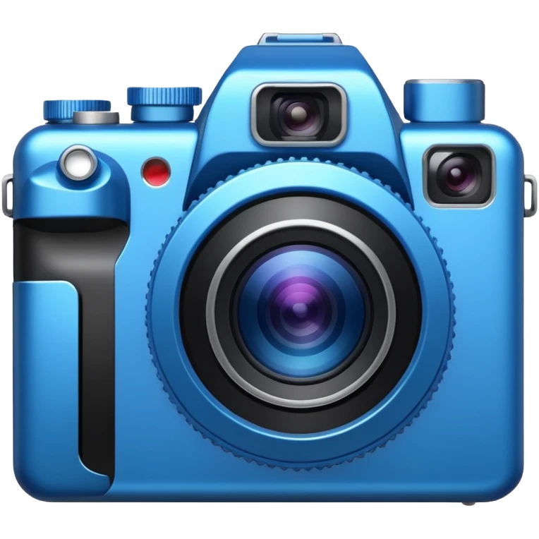 blue new camera emoji