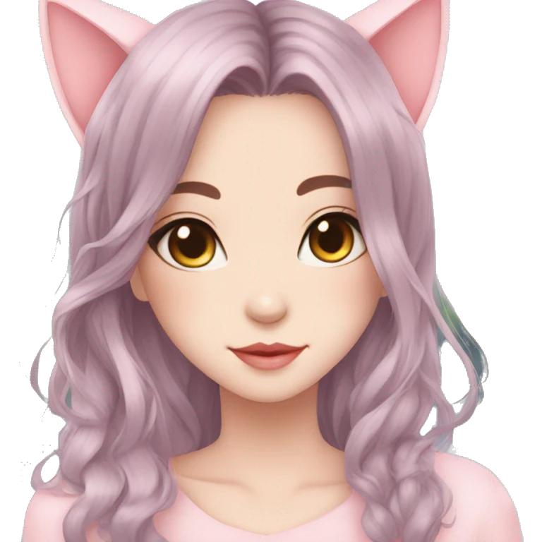 Gorgeous Kawaii Cute Beautiful Elegant Pretty Pastel Anime Catlady trending style emoji