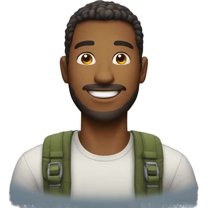 Homem sorrindo emoji