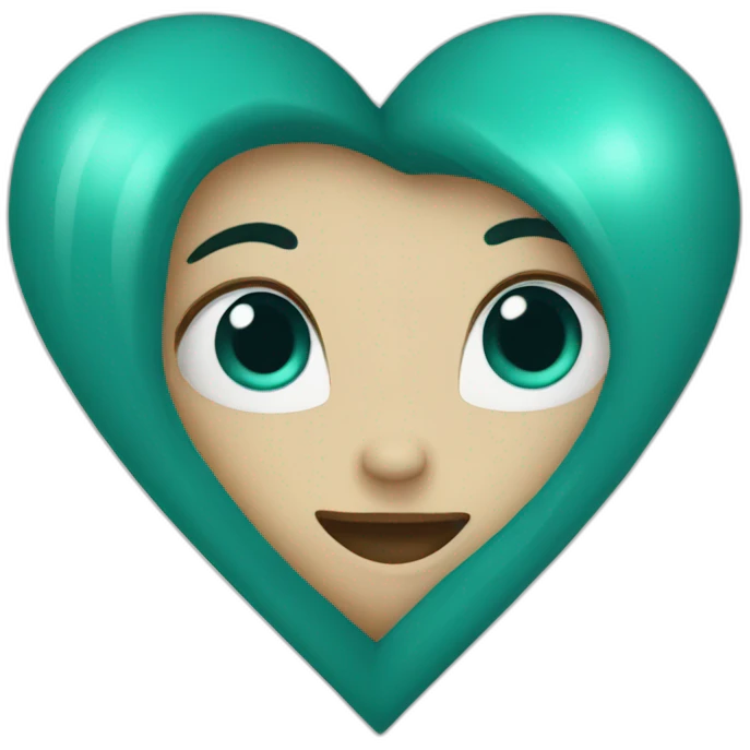 teal heart emoji