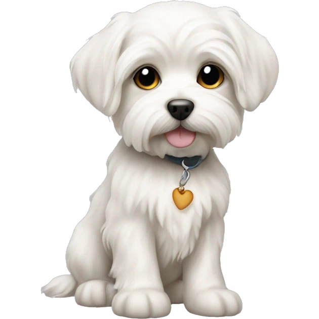 maltese puppy emoji