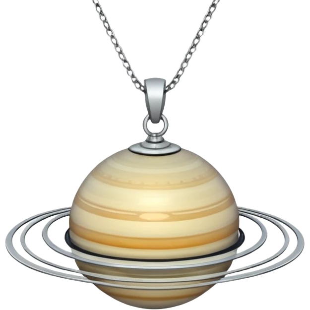 Подвеска с сатурном emoji