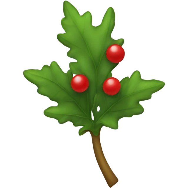 Mistletoe  emoji
