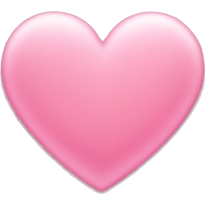 Little pink heart emoji