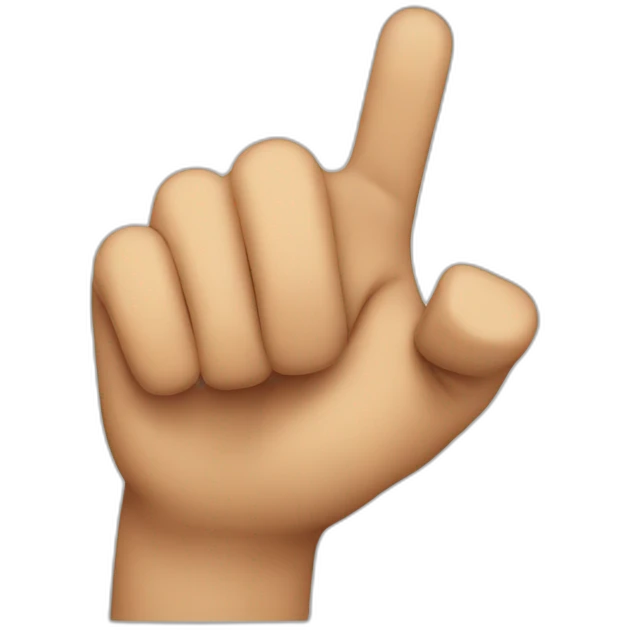 finger up emoji emoji
