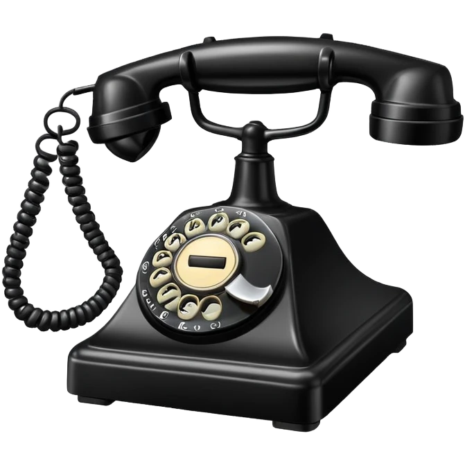 phone call, ringing telephone emoji
