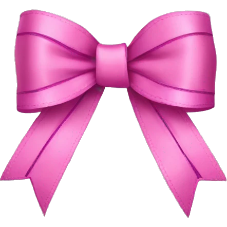 Coquette ribbon emoji