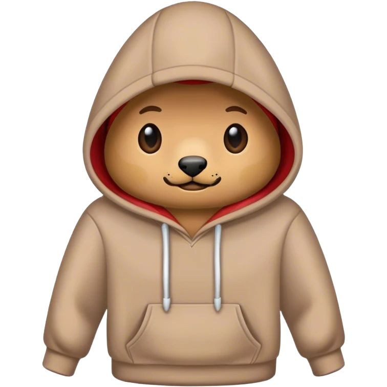 Taco wearing a hoodie emoji