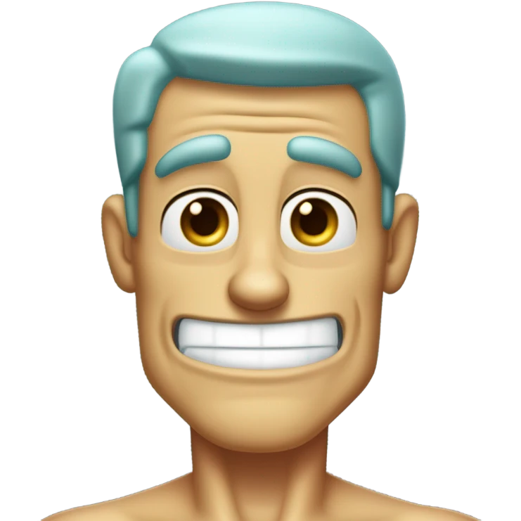 Handsome squidward emoji