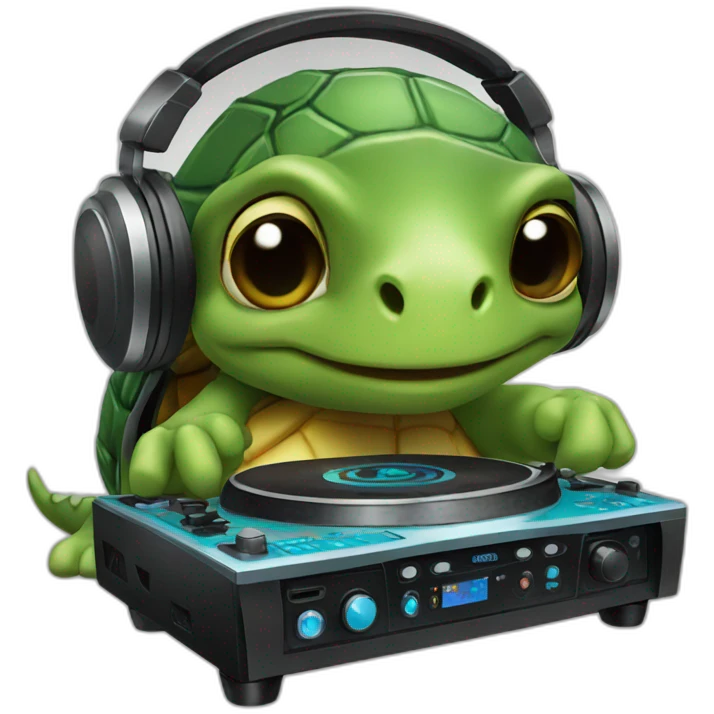 DJ Turtle  emoji