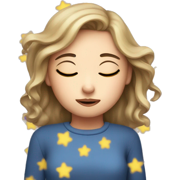 Sleep girl  emoji