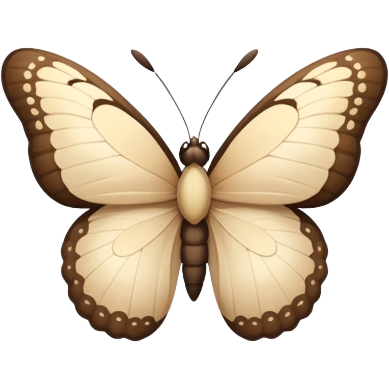 цветок а на нем бабочка beige emoji