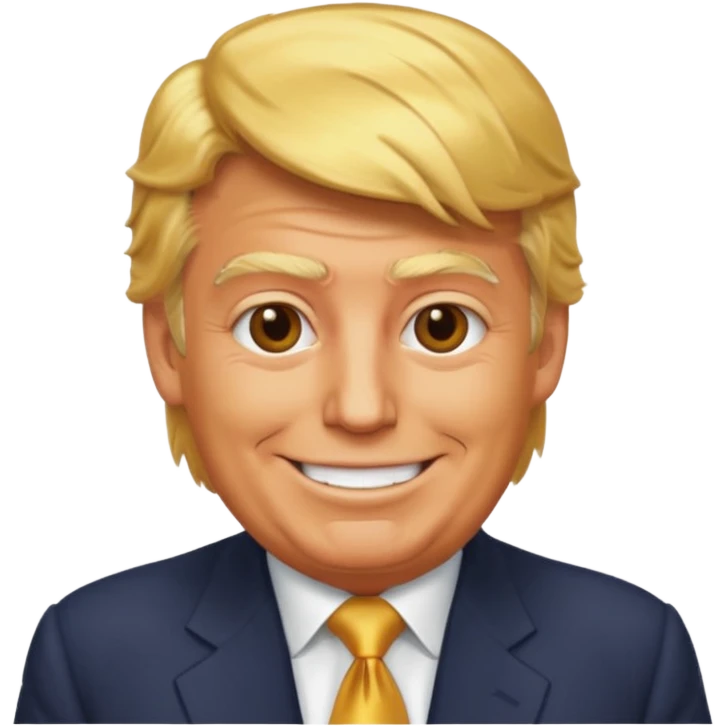 Trump looking sexy emoji