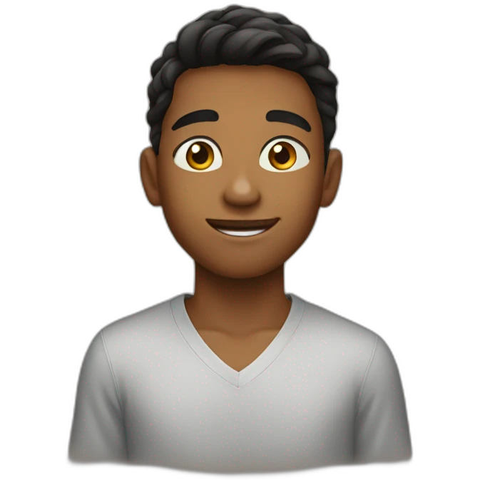 14 year old handsome boy emoji