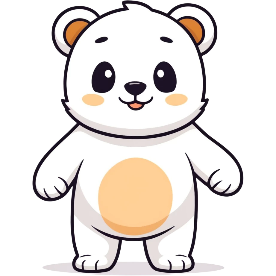 Swole bear cub  emoji