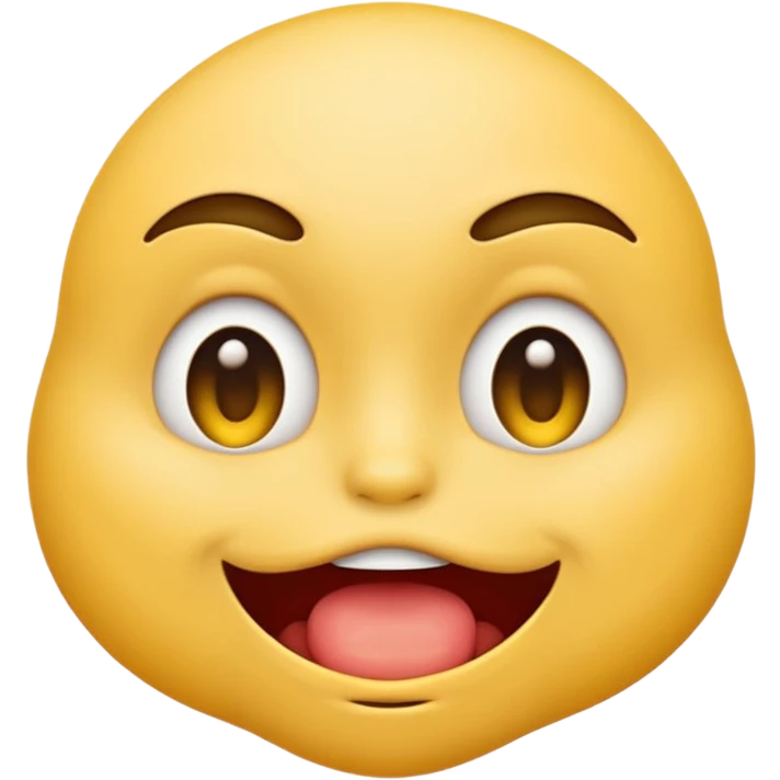 Emoji face biting its lip emoji